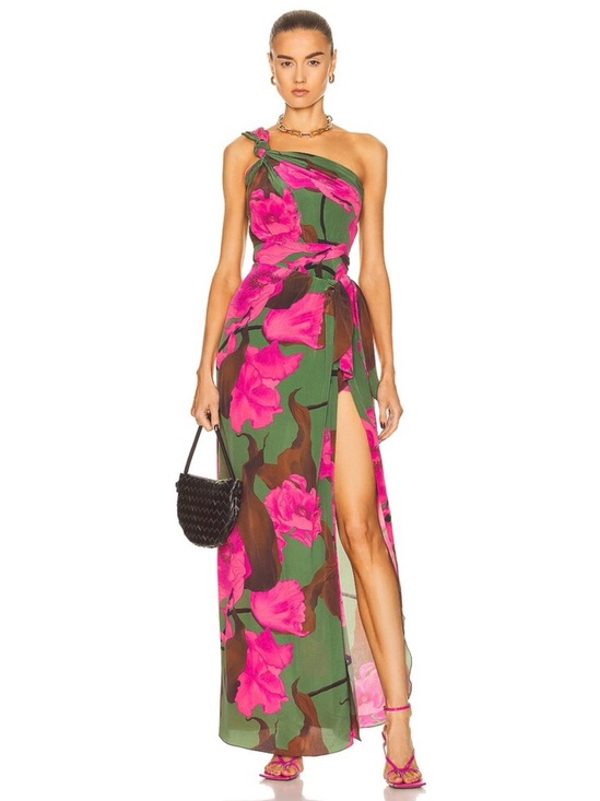 Johanna Ortiz Dresses & Skirts - Johanna Ortiz San Basilio 100% Silk Convertible Dress And Coverup